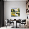 Serene Swans Pond Dining Room Demo