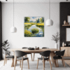 Serene Swans Pond Dining Room Demo