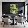 Serene Swans Pond Dining Room Demo