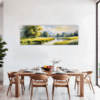 Serene Swans Pond Dining Room Demo