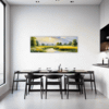 Serene Swans Pond Dining Room Demo