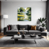 Serene Swans Pond Living Room Demo