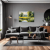 Serene Swans Pond Living Room Demo