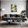 Serene Swans Pond Living Room Demo
