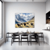 Serene Yak Mountains Dining Room Demo