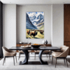Serene Yak Mountains Dining Room Demo