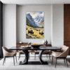 Serene Yak Mountains Dining Room Demo