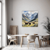 Serene Yak Mountains Dining Room Demo