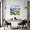 Serene Yak Mountains Dining Room Demo