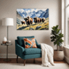 Serene Yak Mountains Living Room Demo