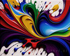 Abstract Color Field Art Print Embracing Serenity in Color Exploration