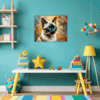 Sleek Siamese Cat Children's Room Demo