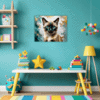 Sleek Siamese Cat Children's Room Demo
