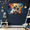 Sleek Siamese Cat Children's Room Demo