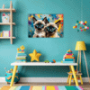 Sleek Siamese Cat Children's Room Demo