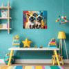 Sleek Siamese Cat Children's Room Demo