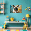 Sleek Siamese Cat Children's Room Demo