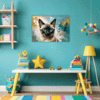 Sleek Siamese Cat Children's Room Demo