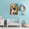 Sleek Siamese Cat Children's Room Demo