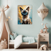 Sleek Siamese Cat Children's Room Demo