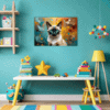Sleek Siamese Cat Children's Room Demo