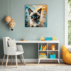 Sleek Siamese Cat Children's Room Demo