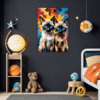 Sleek Siamese Cat Children's Room Demo