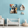 Sleek Siamese Cat Children's Room Demo