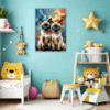 Sleek Siamese Cat Children's Room Demo
