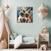 Sleek Siamese Cat Children's Room Demo