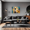 Sleek Siamese Cat Living Room Demo