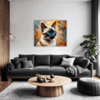 Sleek Siamese Cat Living Room Demo