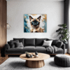 Sleek Siamese Cat Living Room Demo