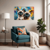 Sleek Siamese Cat Living Room Demo