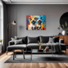 Sleek Siamese Cat Living Room Demo