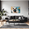 Sleek Siamese Cat Living Room Demo