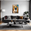 Sleek Siamese Cat Living Room Demo
