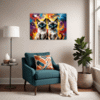 Sleek Siamese Cat Living Room Demo