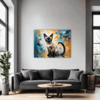 Sleek Siamese Cat Living Room Demo