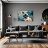 Sleek Siamese Cat Living Room Demo