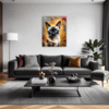 Sleek Siamese Cat Living Room Demo