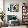 Sleek Siamese Cat Living Room Demo