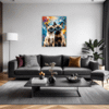 Sleek Siamese Cat Living Room Demo