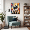 Sleek Siamese Cat Living Room Demo