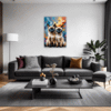 Sleek Siamese Cat Living Room Demo
