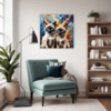 Sleek Siamese Cat Living Room Demo