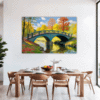 Small Bridge Over Stream Dining Room Demo