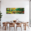 Small Bridge Over Stream Dining Room Demo