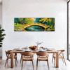 Small Bridge Over Stream Dining Room Demo