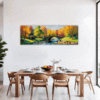 Small Bridge Over Stream Dining Room Demo